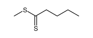 pentanedithioate de S-methyle Structure