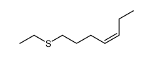 7-Ethylthio-3-heptene Structure