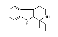 1H-Pyrido[3,4-b]indole,1-ethyl-2,3,4,9-tetrahydro-1-methyl-(9CI)结构式