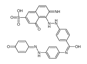 6-amino-4-hydroxy-5-[[4-[[[4-[(4-hydroxyphenyl)azo]phenyl]amino]carbonyl]phenyl]azo]naphthalene-2-sulphonic acid picture