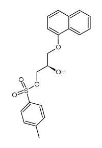 (R)-1-(tosyloxy)-3-(1-naphthyloxy)-2-propanol Structure