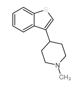 4-苯并[b]噻吩-3-甲基哌啶结构式