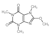 8-METHOXYCAFFEINE结构式