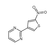 2-(5-nitrothiophen-3-yl)pyrimidine Structure