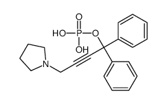 alpha-phenyl-alpha-[3-(1-pyrrolidinyl)prop-1-ynyl]toluene-alpha-ol phosphate Structure