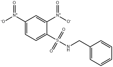 2,4-Dinitro-N-(phenylmethyl)-benzenesulfonamide Structure