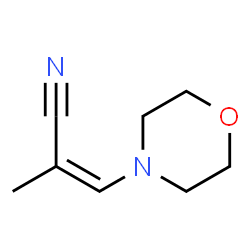 2-Propenenitrile,2-methyl-3-(4-morpholinyl)-,(Z)- (9CI) Structure