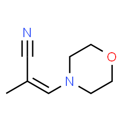 2-Propenenitrile,2-methyl-3-(4-morpholinyl)-,(Z)- (9CI)结构式