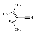 2-氨基-4-甲基-1H-吡咯-3-甲腈结构式