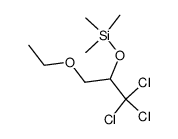 trimethyl-(2,2,2-trichloro-1-ethoxymethyl-ethoxy)-silane Structure