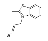 2-methyl-3-prop-2-enyl-1,3-benzothiazol-3-ium,bromide Structure