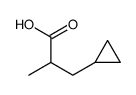 3-cyclopropyl-2-methylpropanoic acid结构式