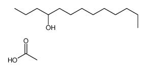 acetic acid,tridecan-4-ol Structure