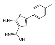 2-amino-5-(4-methylphenyl)thiophene-3-carboxamide Structure