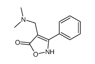 4-[(dimethylamino)methyl]-3-phenyl-2H-1,2-oxazol-5-one结构式