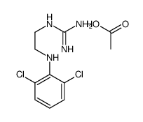 acetic acid,2-[2-(2,6-dichloroanilino)ethyl]guanidine结构式