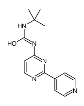 N-(tert-Butyl)-N'-[2-(4-pyridinyl)-4-pyrimidinyl]urea structure