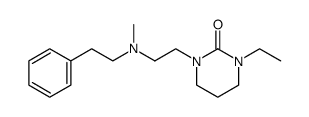 1-ethyl-3-[2-(methyl-phenethyl-amino)-ethyl]-tetrahydro-pyrimidin-2-one结构式