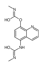 [5-(methylcarbamoylamino)quinolin-8-yl] N-methylcarbamate Structure