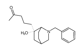 5-(2-Benzyl-6-hydroxy-2-aza-bicyclo[2.2.2]oct-6-yl)-pentan-2-one Structure