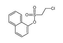 naphthalen-1-yl 2-chloroethanesulfonate Structure
