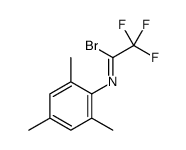 2,2,2-trifluoro-N-(2,4,6-trimethylphenyl)ethanimidoyl bromide Structure