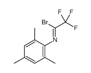 2,2,2-trifluoro-N-(2,4,6-trimethylphenyl)ethanimidoyl bromide结构式