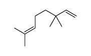 3,3,7-trimethylocta-1,6-diene Structure