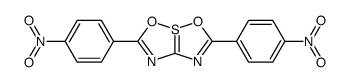 2,6-bis-(4-nitro-phenyl)-4λ4-[1,2,4]oxathiazolo[2,3-b][1,2,4]oxathiazole Structure