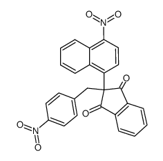 2-(4-Nitro-benzyl)-2-(4-nitro-naphthalen-1-yl)-indan-1,3-dione Structure