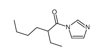 2-ethyl-1-imidazol-1-ylhexan-1-one结构式