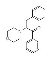 2-morpholin-4-yl-1,3-diphenyl-propan-1-one结构式