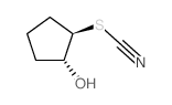 (1R,2R)-2-thiocyanatocyclopentan-1-ol Structure
