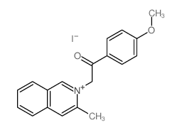 1-(4-methoxyphenyl)-2-(3-methyl-3H-isoquinolin-2-yl)ethanone结构式