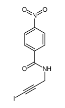 N-(3-iodoprop-2-ynyl)-4-nitrobenzamide结构式