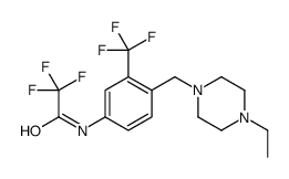 N-[4-[(4-ethylpiperazin-1-yl)methyl]-3-(trifluoromethyl)phenyl]-2,2,2-trifluoroacetamide Structure