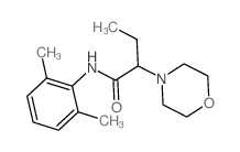 N-(2,6-dimethylphenyl)-2-morpholin-4-yl-butanamide structure