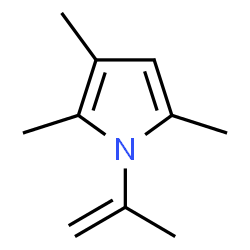 1H-Pyrrole,2,3,5-trimethyl-1-(1-methylethenyl)-(9CI) picture