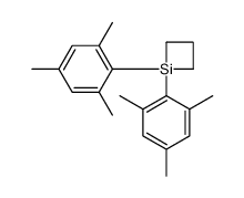 1,1-bis(2,4,6-trimethylphenyl)siletane结构式
