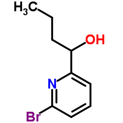 1-(6-Bromo-2-pyridinyl)-1-butanol Structure