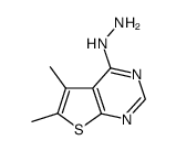 4-HYDRAZINYL-5,6-DIMETHYLTHIENO[2,3-D]PYRIMIDINE picture