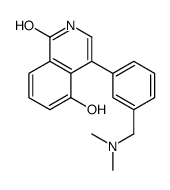 4-[3-[(dimethylamino)methyl]phenyl]-5-hydroxy-2H-isoquinolin-1-one结构式