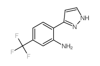 2-(2H-pyrazol-3-yl)-5-(trifluoromethyl)aniline结构式