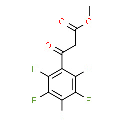 3-OXO-3-PENTAFLUOROPHENYLPROPIONICACIDMETHYLESTER Structure