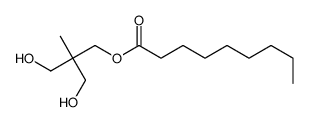 Nonanoic acid 3-hydroxy-2-(hydroxymethyl)-2-methylpropyl ester structure