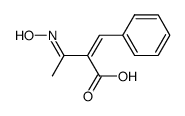 2-(1-hydroxyimino-ethyl)-3-phenyl-acrylic acid结构式