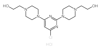 1-Piperazineethanol,4,4'-(6-chloro-2,4-pyrimidinediyl)di-, dihydrochloride (8CI) picture