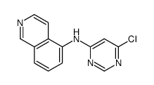 N-(6-chloropyrimidin-4-yl)isoquinolin-5-amine Structure