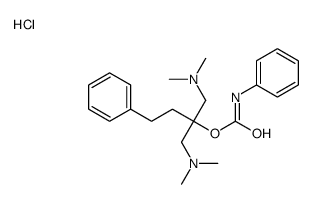 [2-[(dimethylamino)methyl]-4-phenyl-2-(phenylcarbamoyloxy)butyl]-dimethylazanium,chloride结构式