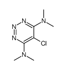 5-chloro-4-N,4-N,6-N,6-N-tetramethyltriazine-4,6-diamine结构式
